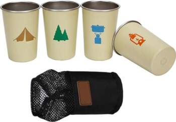 4 gabali Stackable Camping Water Cup
