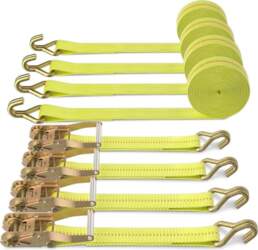 4 Pack Ratchet Tie Down Straps
