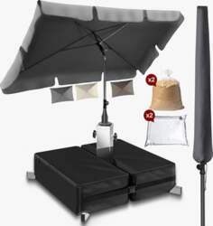 4smile Rectangular Parasol 200 x 125