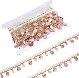 5 jardi Shell Fringe Trim Gimp