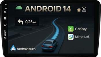 9 collu "Android 14" automašīnas