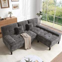 [L-Shaped Modular Design] Chenille L-shape Corner