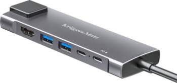 Adapteris (HUB) no USB C tipa