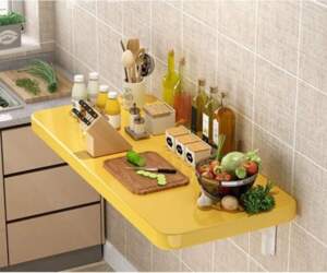 Adjustable Wall Mounted Folding Table for