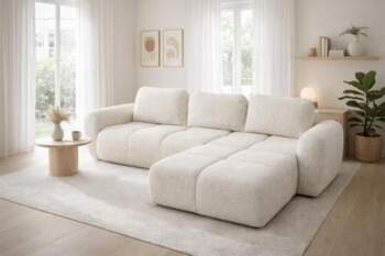 Agnello Corner Sofa with Sleep Function