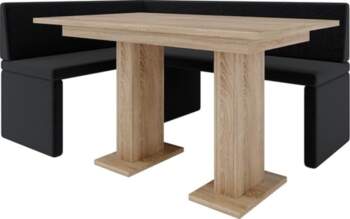 Akiko Corner Bench with Table -