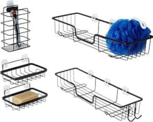 Amazon Basics 5 x melns pašlīmējošs