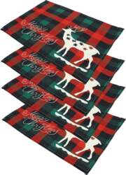 Amosfun 4-Piece Christmas Table Set with