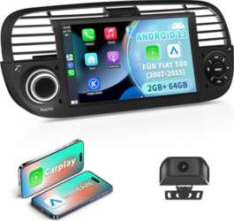 Android 13 auto radio FIAT 500