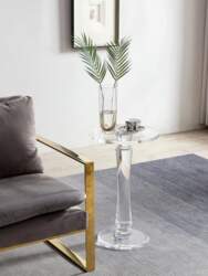 Artmaze Clear Acrylic Side Table Drinks