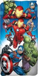 Avengers Single Flat Sheet Fitted Sheet