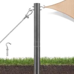 Awning Pole Grey, 11 ft Posts