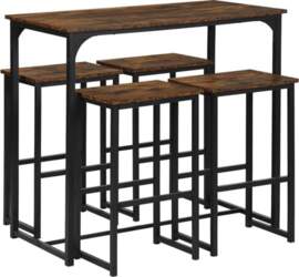 Bar Table with Bar Stool Set