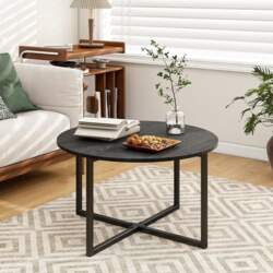 BOFENG Round Coffee Table Tea Table