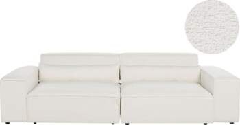 Bouclé 2-Seater Sofa with Armrests 2