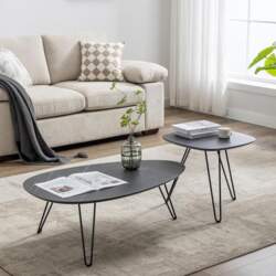 Coffee Table, Set of 2, Marble