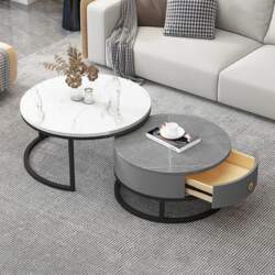 Coffee Table Set with Drawer Storage