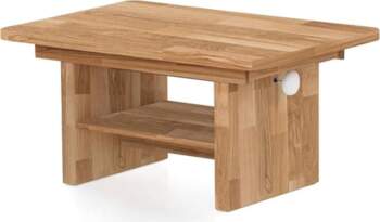 Coffee Table Wild Oak Solid Pneumatic