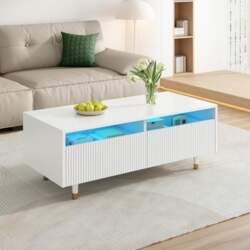 Coffee Table with LED, Living Room