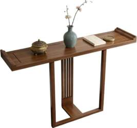 Console Table, Wood, Narrow Hallway Table