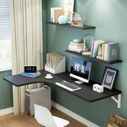 Corner Folding Computer Desk with Folding