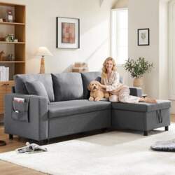 Corner Sofa L-Shaped Sofa with 3