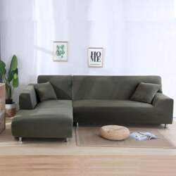 Corner Sofa Slipcovers, Elastic L-Shaped Sofa
