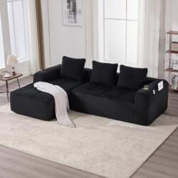 Couch with Sleep Function, Modular L