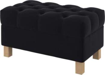 Deep Upholstered Bench Stool Seat Rest