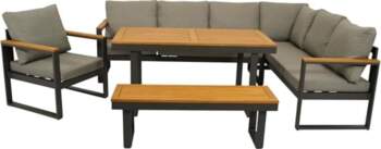 DEGAMO Kampala Functional Corner Bench Set