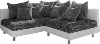 Delife Clovis Corner Sofa, White /