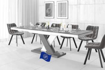 Designer Dining Table HEN-111 Grey High