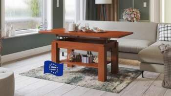 Designimpex Astoria Coffee Table Extendible Height