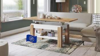 Designimpex Astoria Coffee Table Extendible Height
