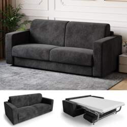Devoko Sofa Bed with Mattress, 2-Seater