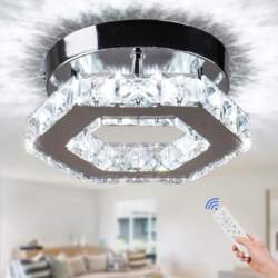 Dimmable Crystal lustra Mini LED Flush