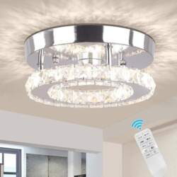 Dimmable Mini Crystal lustra Modern Flush