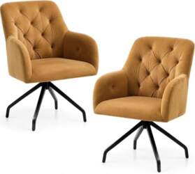 Dining Chairs Set of 2 360°