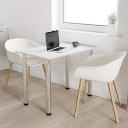 Dining Room Table with Chrome Legs