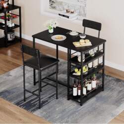 Dining Table Bar Table Set with