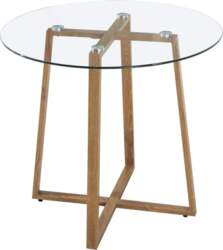 Dining Table Round 80 cm Glass