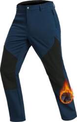 Djtnzdm Thermohose Herren Gefüttert Softshellhose Wasserdicht
