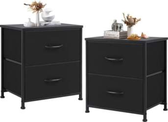 DUMOS Bedside Table Set of 2