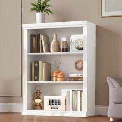 EOSVALO Bookcase, 3-Tier Bookcase, Open Storage