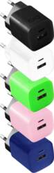 EXc CUBE tīkla lādētājs, 2xUSB (A+C