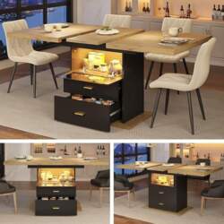 Extendable dining table, 110 x 80