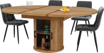 Extendable Dining Table, Balcony Table, Dining