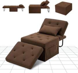 FLEXISPOT 4-in-1 Sleeping Chair with Bed