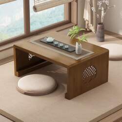 Foldable Bamboo Tea Table for Meditation