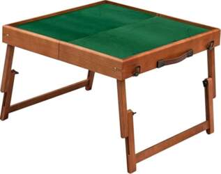 Foldable Table, Portable Adjustable Game Table